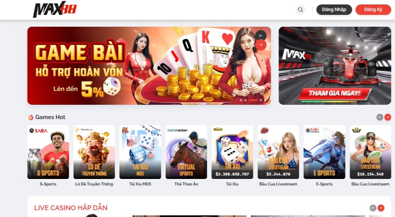 Đăng ký MAX88 - Mở tài khoản trong 60 giây, nhận ưu đãi lớn 1 Đăng ký MAX88