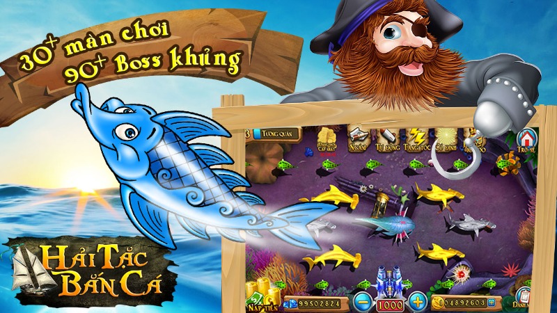 Bắn cá vua hải tặc MAX88 - Hạ gục cướp biển, phần thưởng cực lớn! 2 Bắn cá vua hải tặc